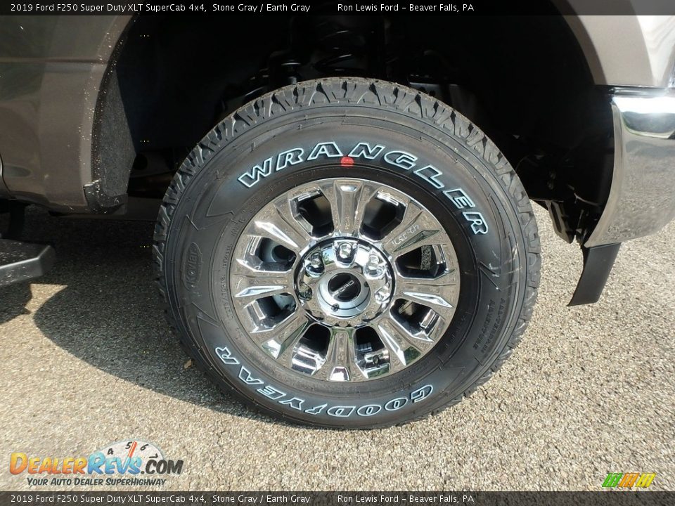 2019 Ford F250 Super Duty XLT SuperCab 4x4 Stone Gray / Earth Gray Photo #10