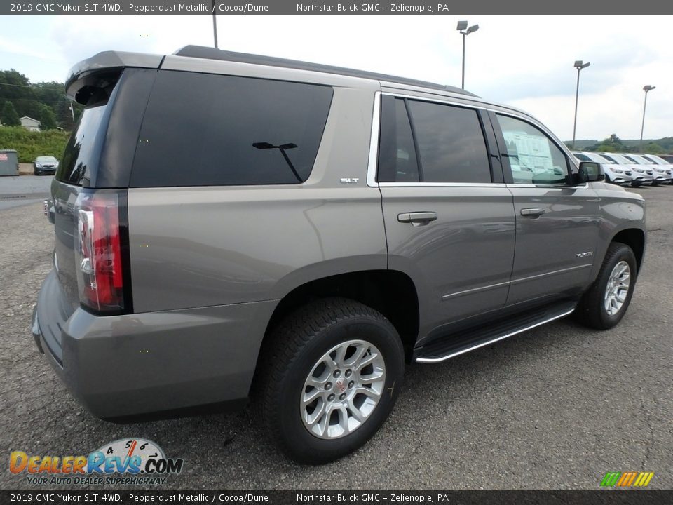2019 GMC Yukon SLT 4WD Pepperdust Metallic / Cocoa/Dune Photo #5