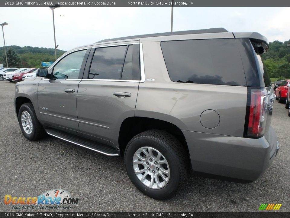 2019 GMC Yukon SLT 4WD Pepperdust Metallic / Cocoa/Dune Photo #8