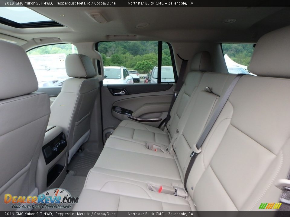 Rear Seat of 2019 GMC Yukon SLT 4WD Photo #12