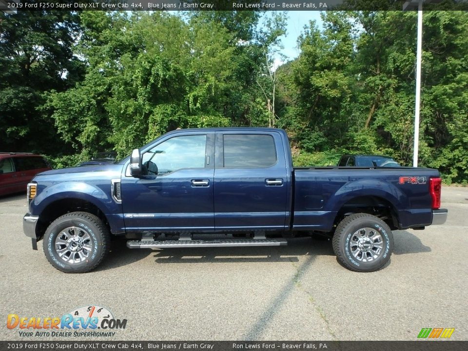 Blue Jeans 2019 Ford F250 Super Duty XLT Crew Cab 4x4 Photo #5