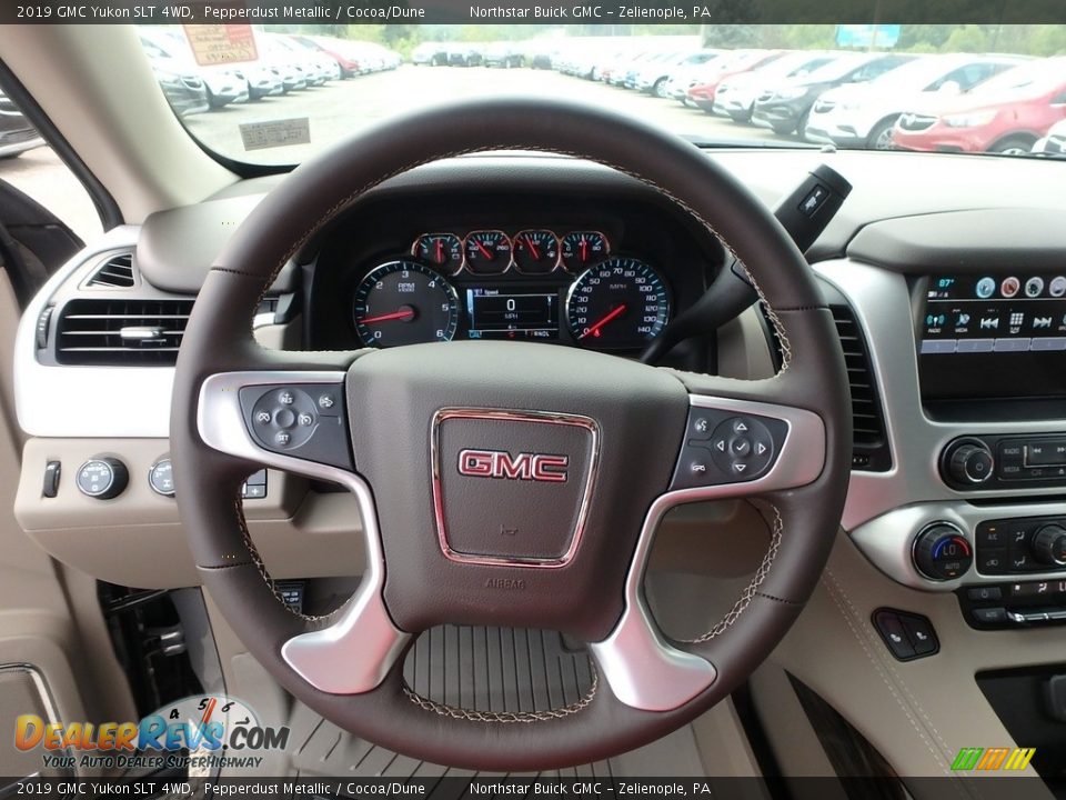2019 GMC Yukon SLT 4WD Steering Wheel Photo #18