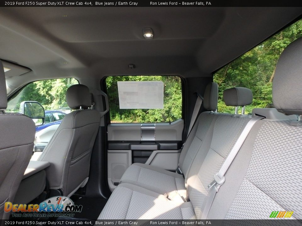 Rear Seat of 2019 Ford F250 Super Duty XLT Crew Cab 4x4 Photo #11