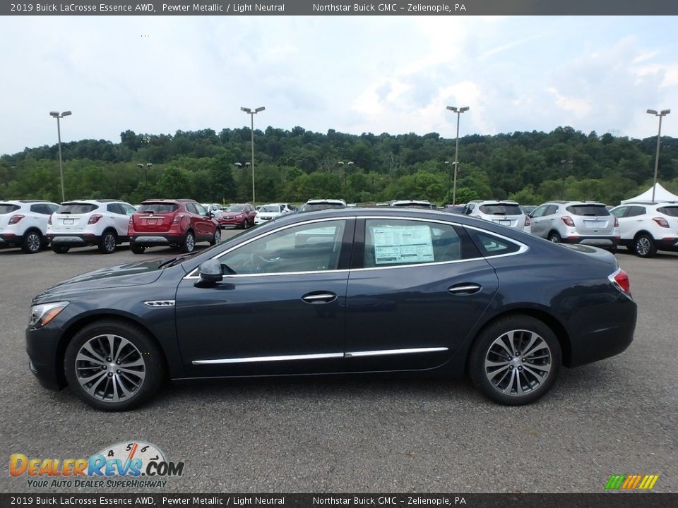 2019 Buick LaCrosse Essence AWD Pewter Metallic / Light Neutral Photo #8