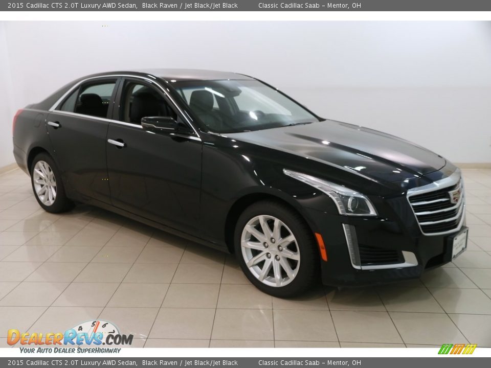 2015 Cadillac CTS 2.0T Luxury AWD Sedan Black Raven / Jet Black/Jet Black Photo #1