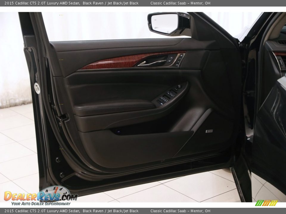 2015 Cadillac CTS 2.0T Luxury AWD Sedan Black Raven / Jet Black/Jet Black Photo #4