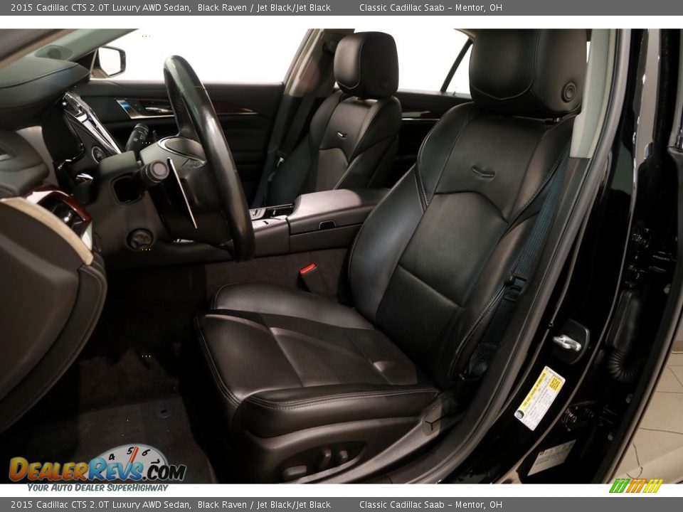 2015 Cadillac CTS 2.0T Luxury AWD Sedan Black Raven / Jet Black/Jet Black Photo #7