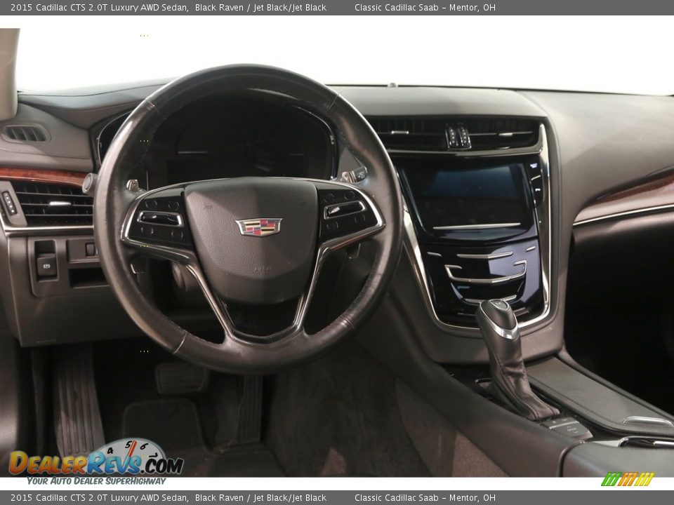 2015 Cadillac CTS 2.0T Luxury AWD Sedan Black Raven / Jet Black/Jet Black Photo #8