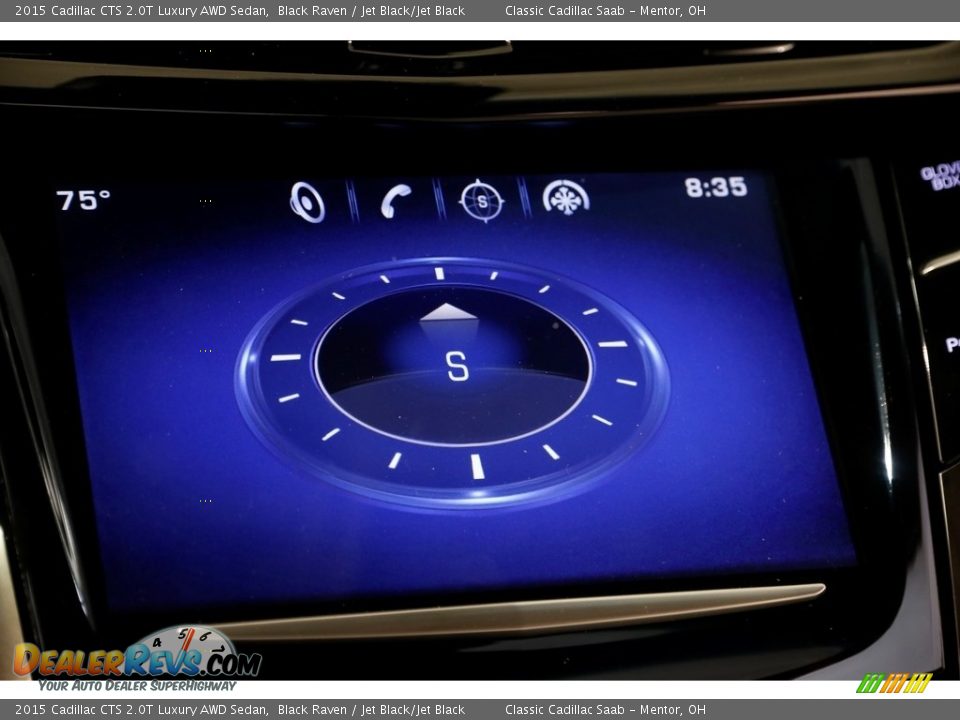 2015 Cadillac CTS 2.0T Luxury AWD Sedan Black Raven / Jet Black/Jet Black Photo #15