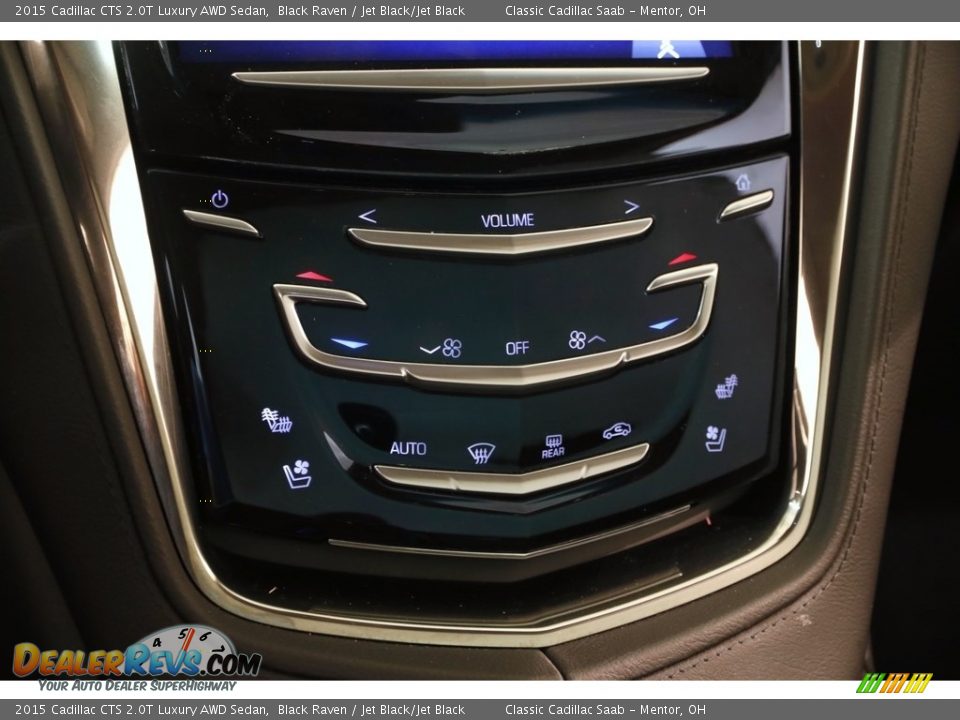 2015 Cadillac CTS 2.0T Luxury AWD Sedan Black Raven / Jet Black/Jet Black Photo #17