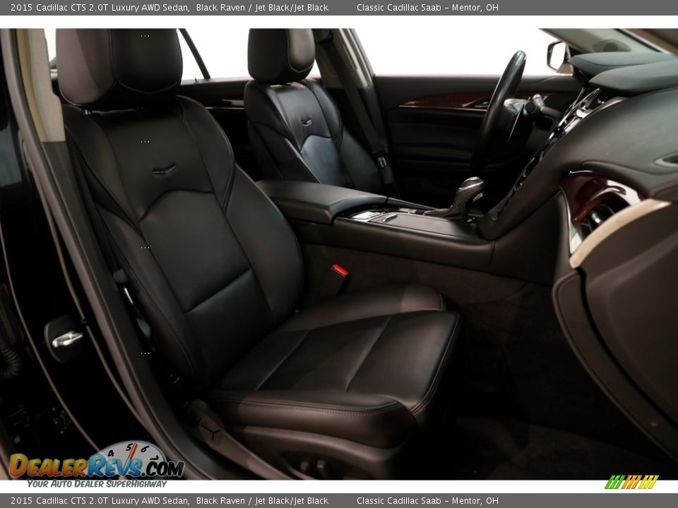 2015 Cadillac CTS 2.0T Luxury AWD Sedan Black Raven / Jet Black/Jet Black Photo #20