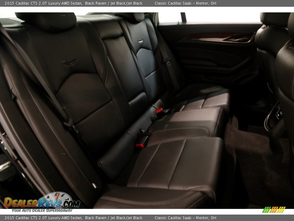 2015 Cadillac CTS 2.0T Luxury AWD Sedan Black Raven / Jet Black/Jet Black Photo #21