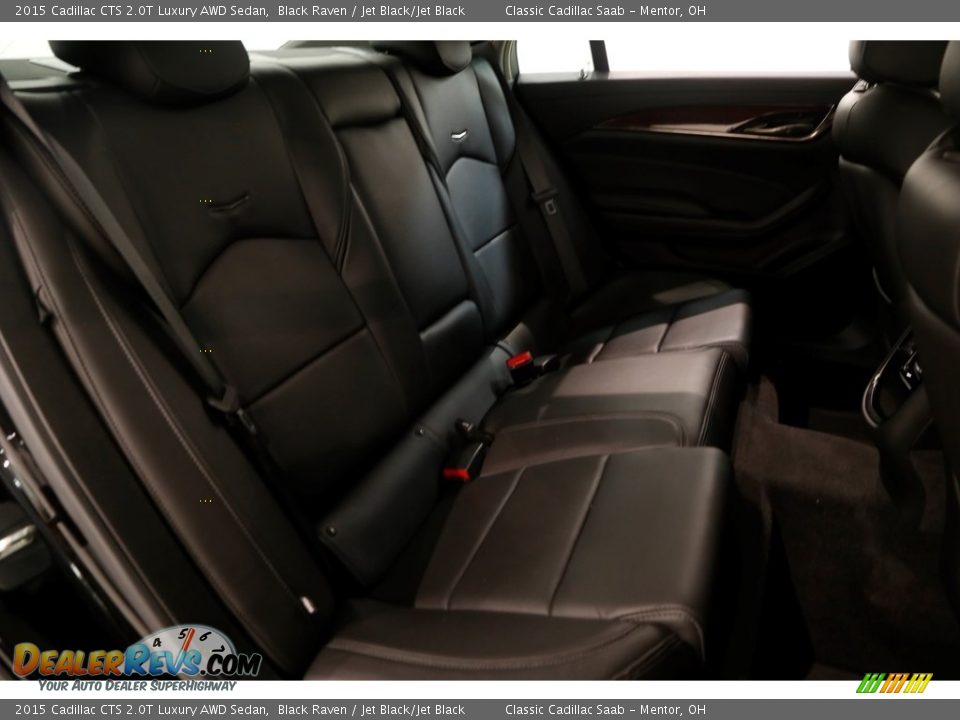 2015 Cadillac CTS 2.0T Luxury AWD Sedan Black Raven / Jet Black/Jet Black Photo #21