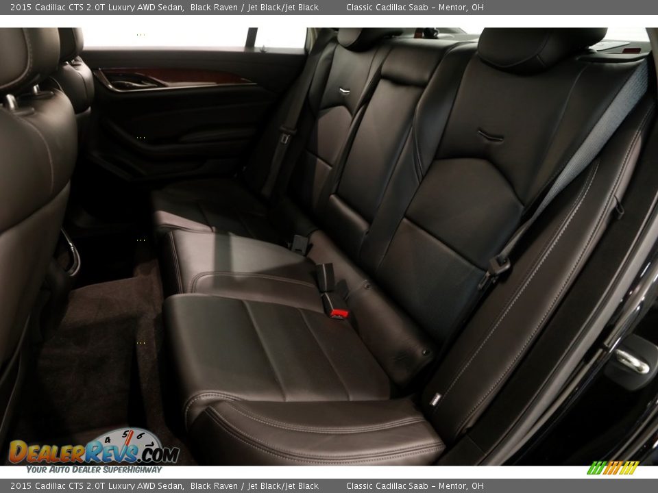 2015 Cadillac CTS 2.0T Luxury AWD Sedan Black Raven / Jet Black/Jet Black Photo #22