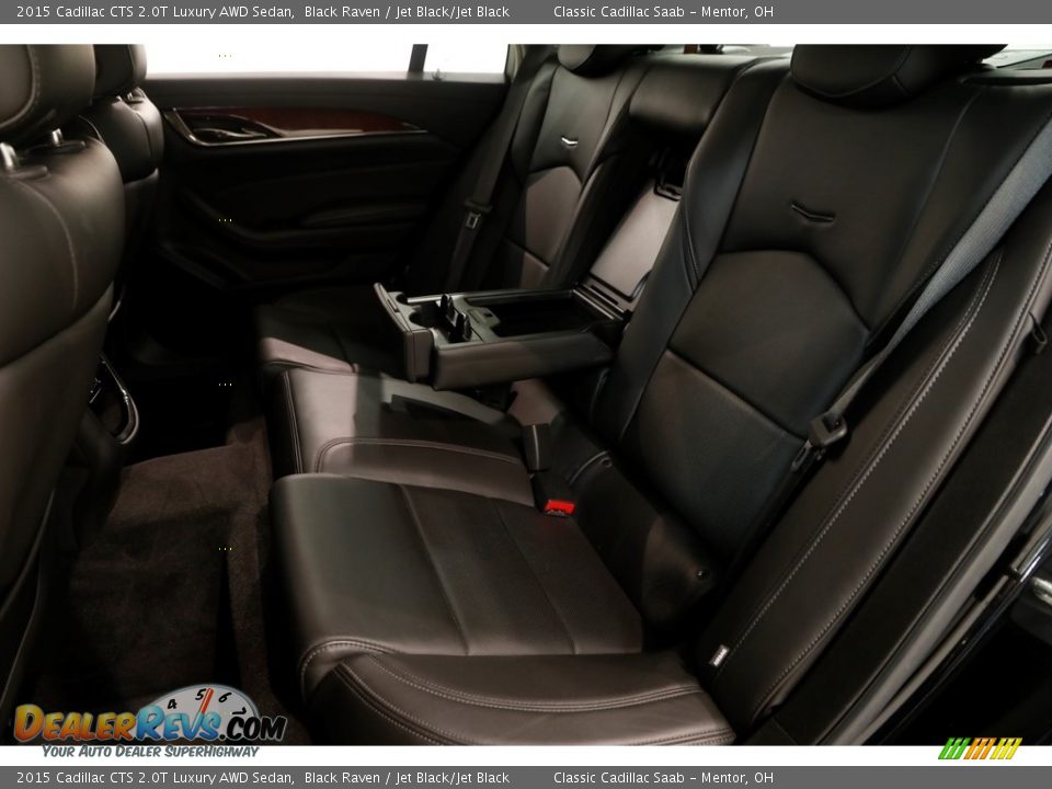 2015 Cadillac CTS 2.0T Luxury AWD Sedan Black Raven / Jet Black/Jet Black Photo #23