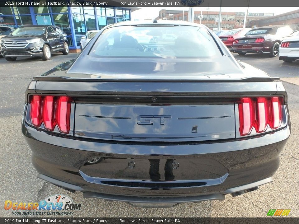 2019 Ford Mustang GT Fastback Shadow Black / Ebony Photo #3