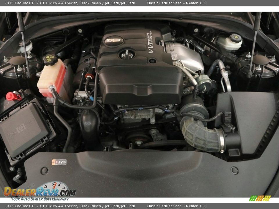 2015 Cadillac CTS 2.0T Luxury AWD Sedan Black Raven / Jet Black/Jet Black Photo #26