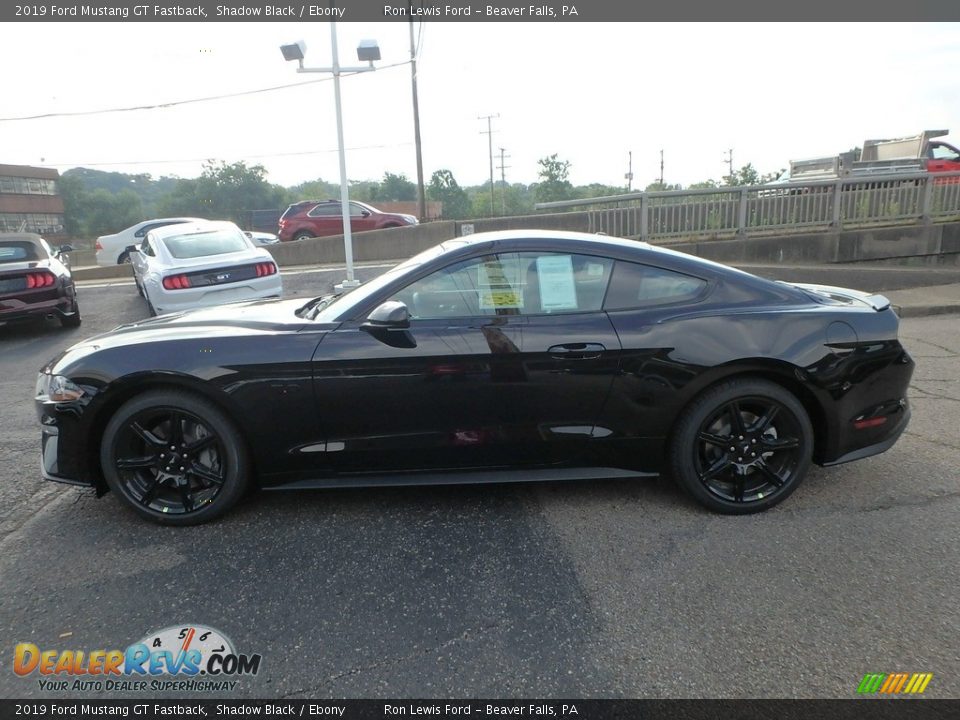 2019 Ford Mustang GT Fastback Shadow Black / Ebony Photo #5
