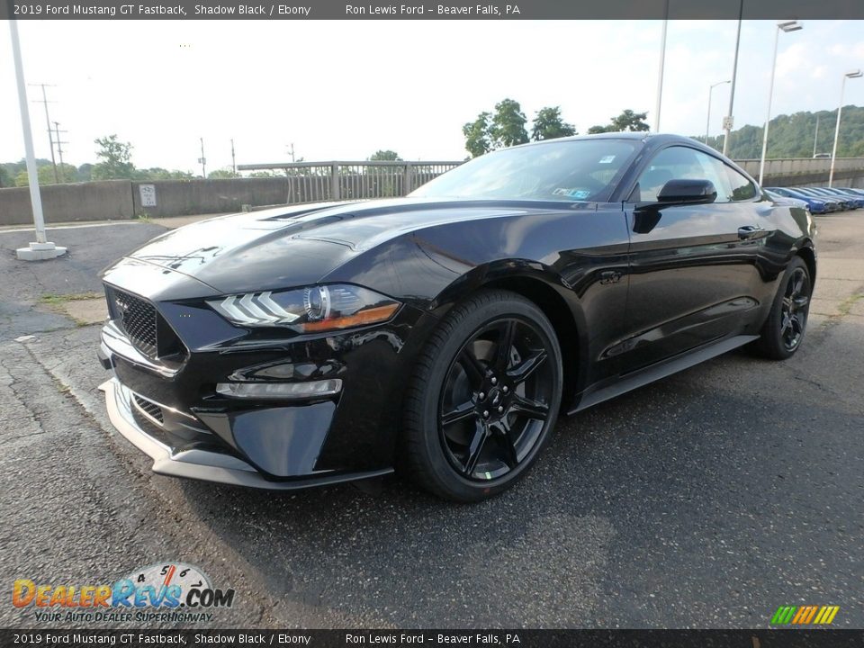 Front 3/4 View of 2019 Ford Mustang GT Fastback Photo #6