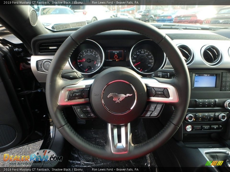 2019 Ford Mustang GT Fastback Steering Wheel Photo #17