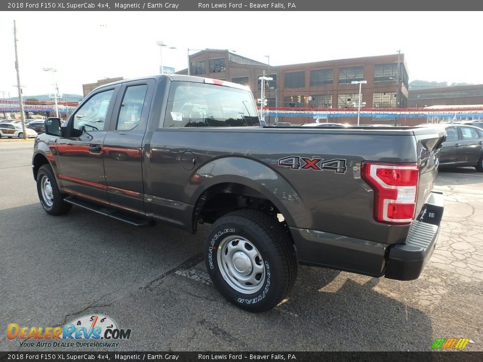 2018 Ford F150 XL SuperCab 4x4 Magnetic / Earth Gray Photo #5