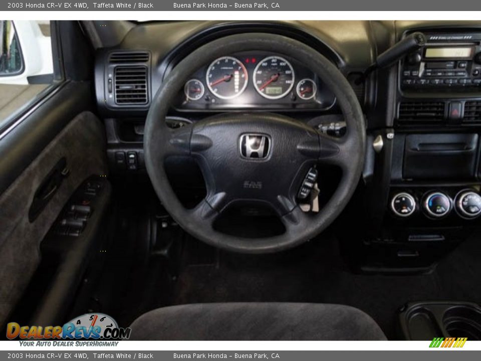 2003 Honda CR-V EX 4WD Taffeta White / Black Photo #5