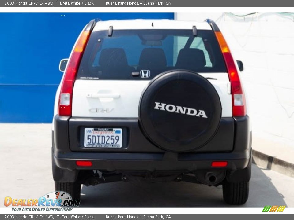 2003 Honda CR-V EX 4WD Taffeta White / Black Photo #10