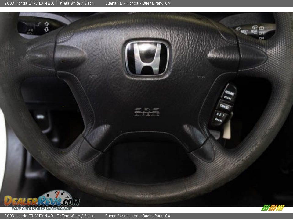 2003 Honda CR-V EX 4WD Taffeta White / Black Photo #12