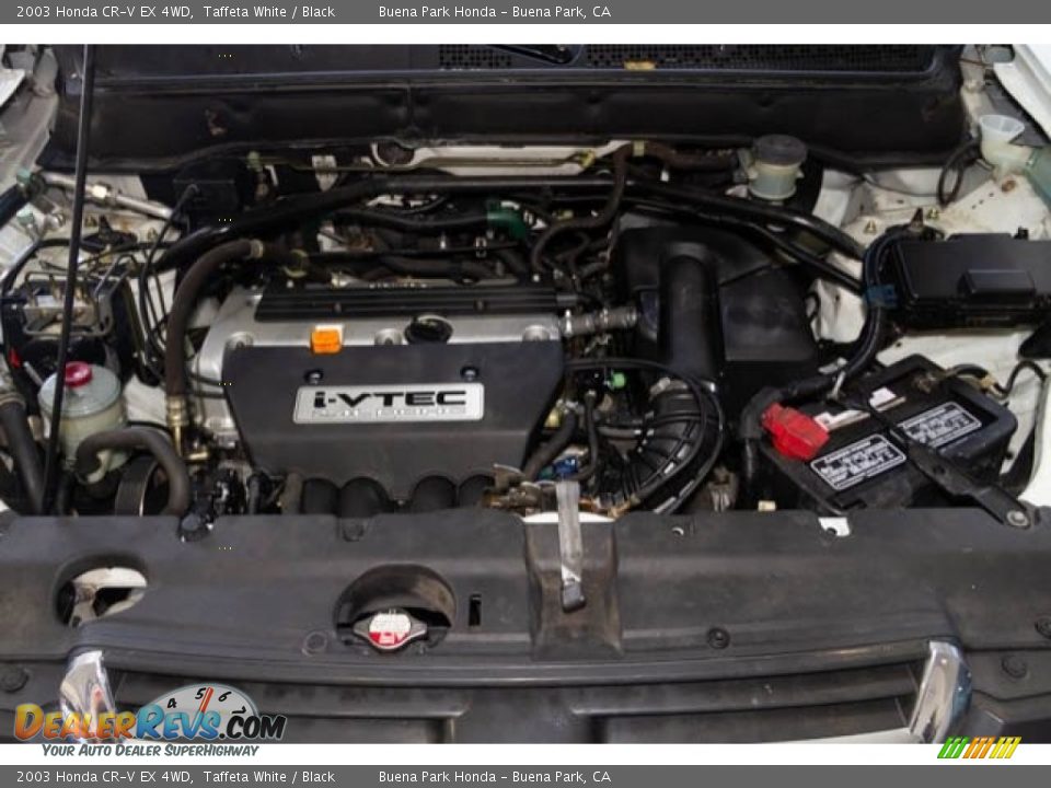 2003 Honda CR-V EX 4WD Taffeta White / Black Photo #28