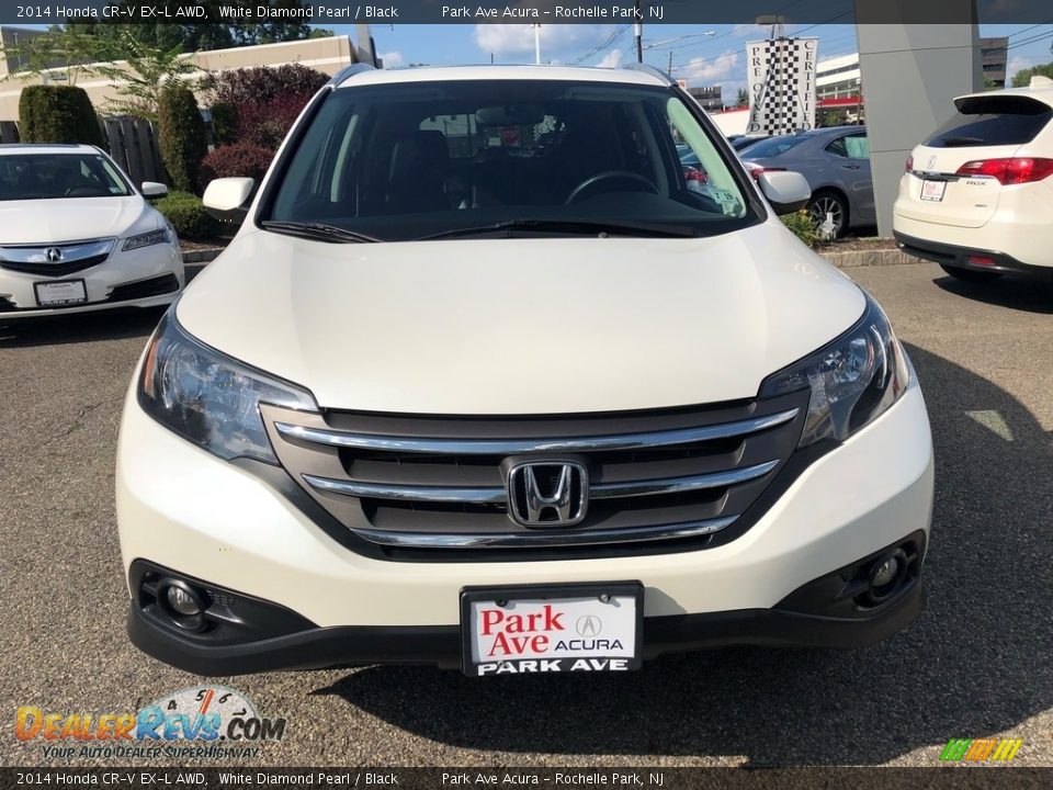 2014 Honda CR-V EX-L AWD White Diamond Pearl / Black Photo #2