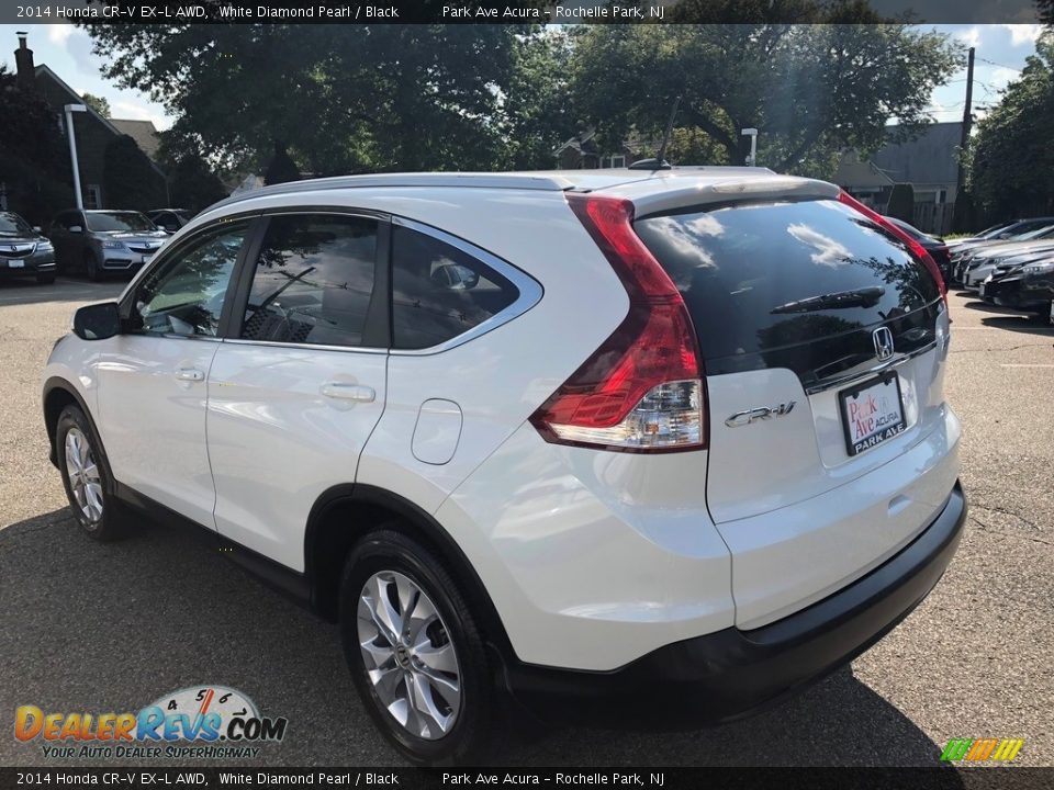 2014 Honda CR-V EX-L AWD White Diamond Pearl / Black Photo #4