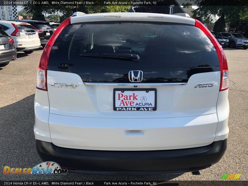 2014 Honda CR-V EX-L AWD White Diamond Pearl / Black Photo #5