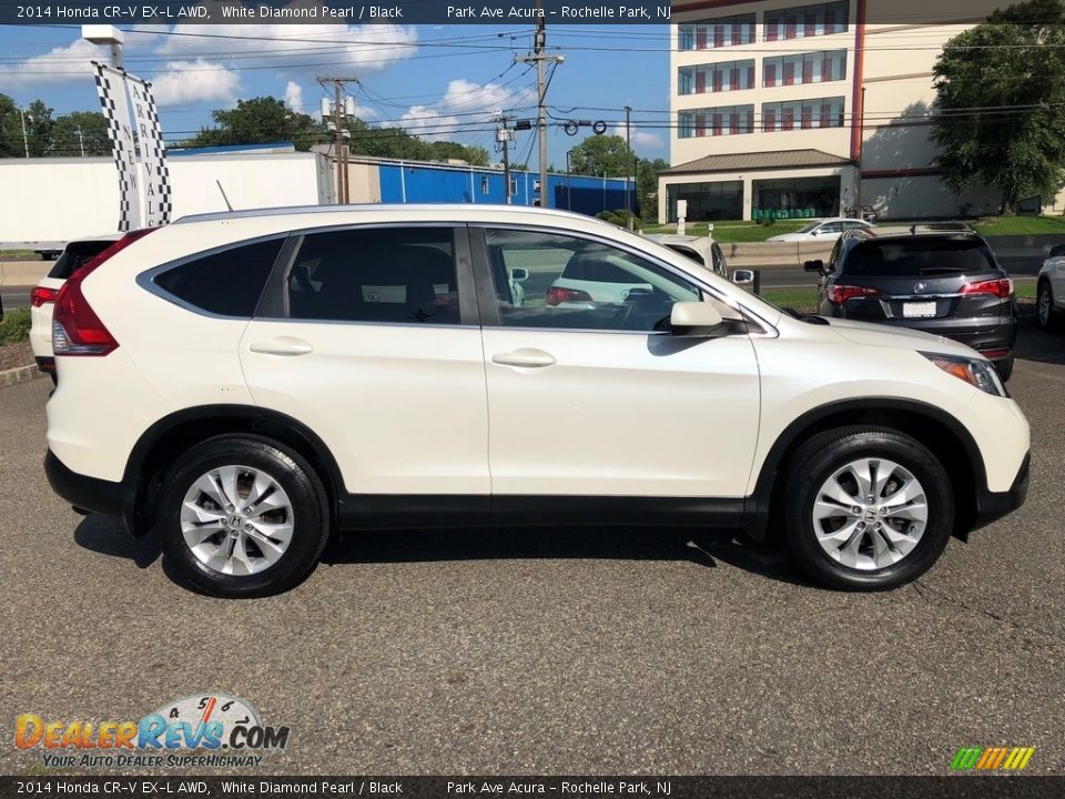 2014 Honda CR-V EX-L AWD White Diamond Pearl / Black Photo #7