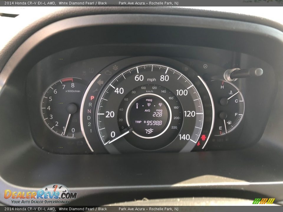 2014 Honda CR-V EX-L AWD White Diamond Pearl / Black Photo #10