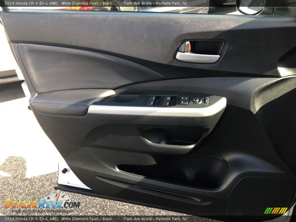 2014 Honda CR-V EX-L AWD White Diamond Pearl / Black Photo #12