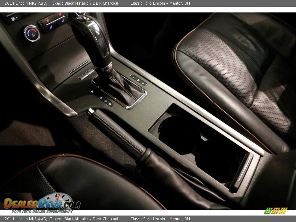 2011 Lincoln MKZ AWD Tuxedo Black Metallic / Dark Charcoal Photo #16