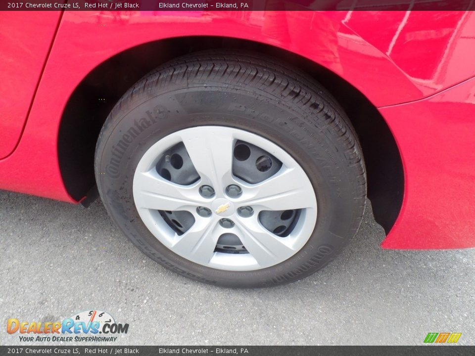 2017 Chevrolet Cruze LS Red Hot / Jet Black Photo #9