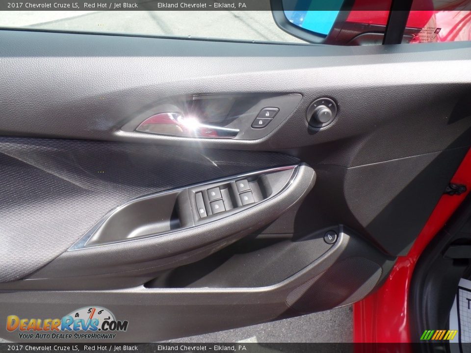2017 Chevrolet Cruze LS Red Hot / Jet Black Photo #11