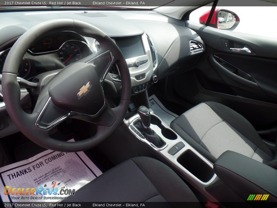 2017 Chevrolet Cruze LS Red Hot / Jet Black Photo #13