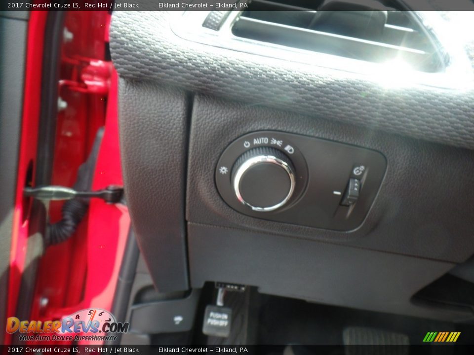 2017 Chevrolet Cruze LS Red Hot / Jet Black Photo #16