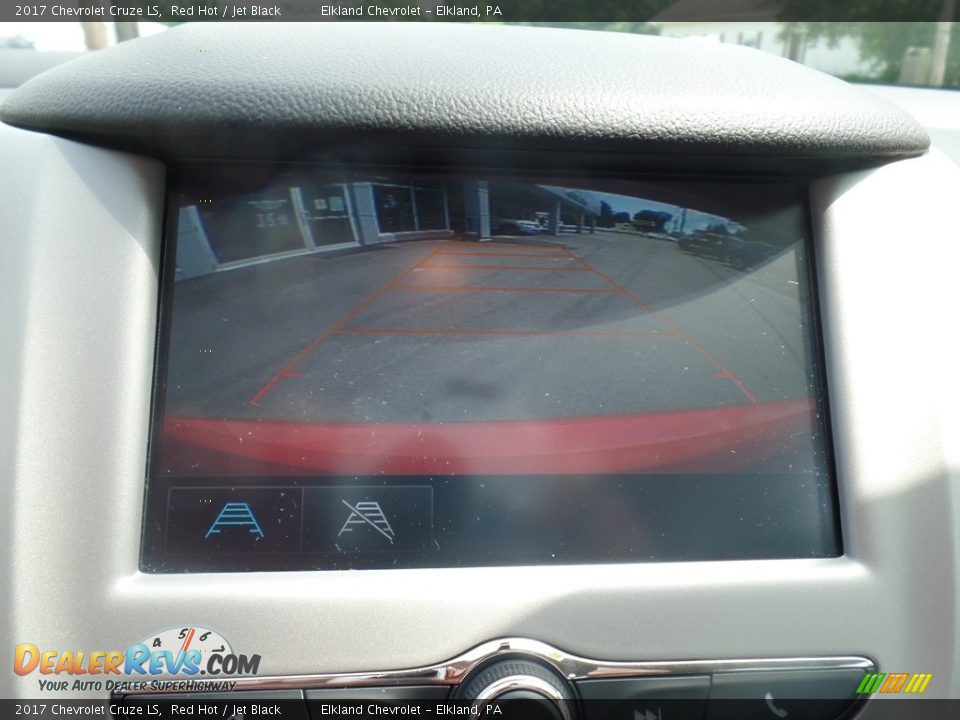 2017 Chevrolet Cruze LS Red Hot / Jet Black Photo #22