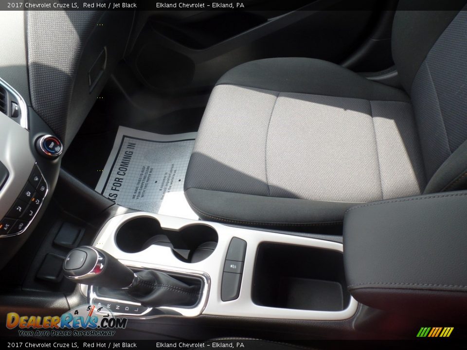 2017 Chevrolet Cruze LS Red Hot / Jet Black Photo #25