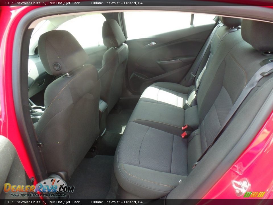 2017 Chevrolet Cruze LS Red Hot / Jet Black Photo #27