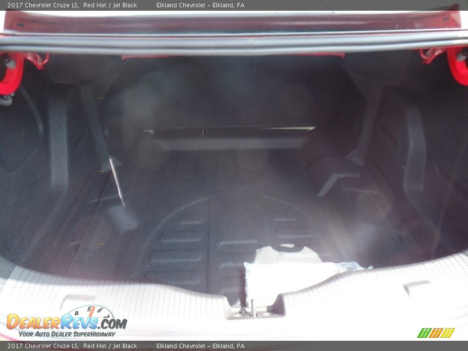 2017 Chevrolet Cruze LS Red Hot / Jet Black Photo #28