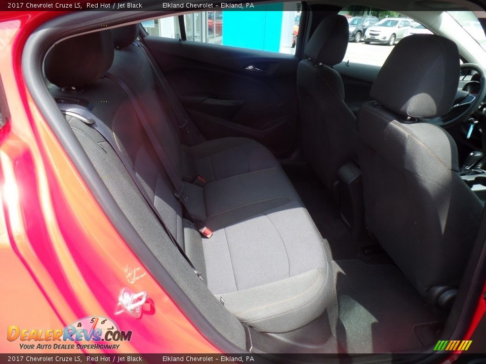 2017 Chevrolet Cruze LS Red Hot / Jet Black Photo #30