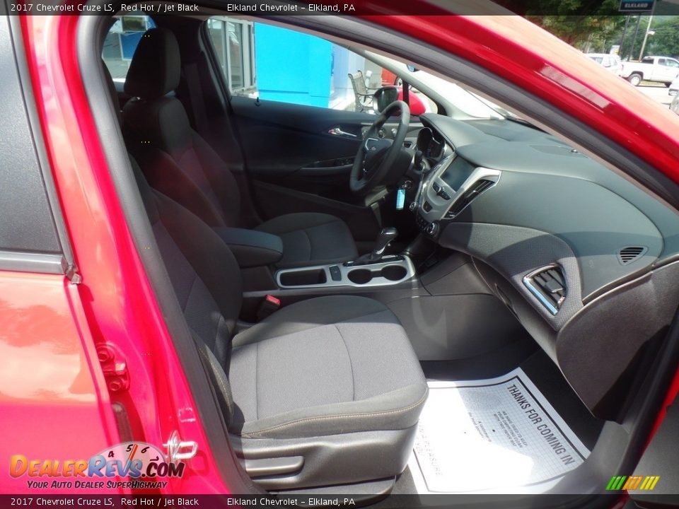 2017 Chevrolet Cruze LS Red Hot / Jet Black Photo #32