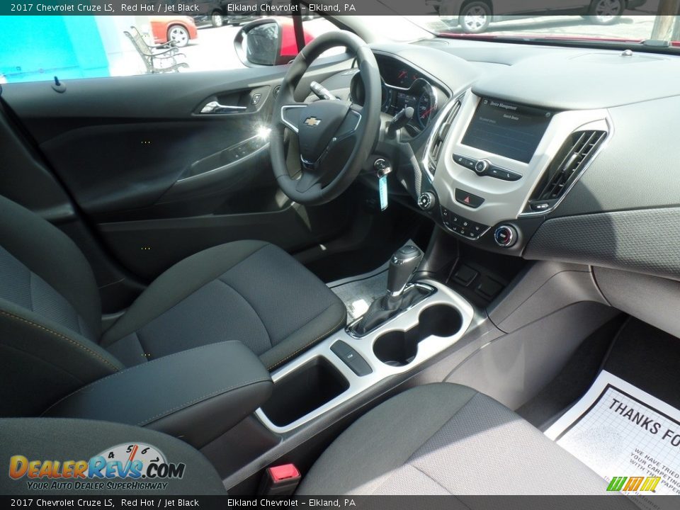 2017 Chevrolet Cruze LS Red Hot / Jet Black Photo #33