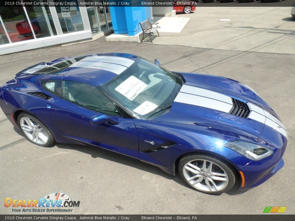 2019 Chevrolet Corvette Stingray Coupe Admiral Blue Metallic / Gray Photo #1