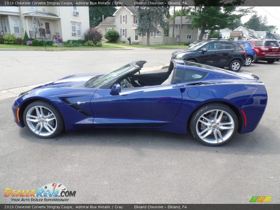 Admiral Blue Metallic 2019 Chevrolet Corvette Stingray Coupe Photo #5