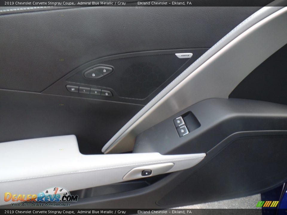 2019 Chevrolet Corvette Stingray Coupe Admiral Blue Metallic / Gray Photo #19